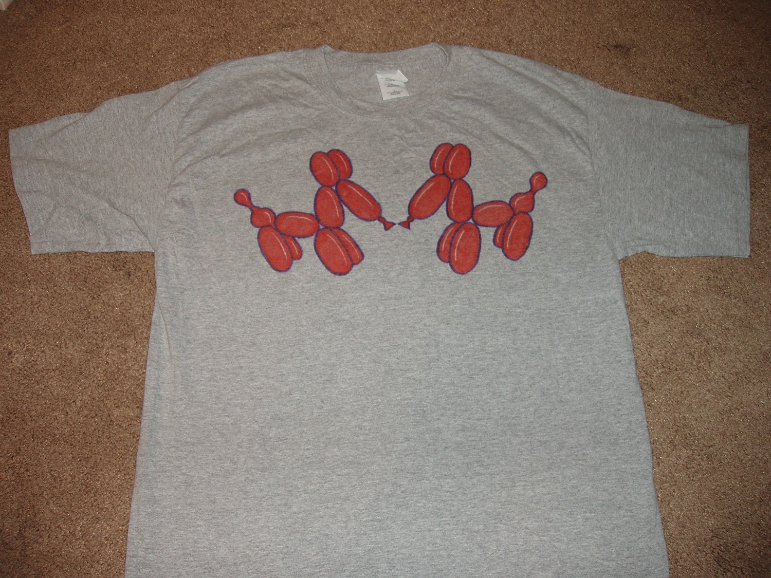 Balloon Dog T-shirt, Adult Size Large