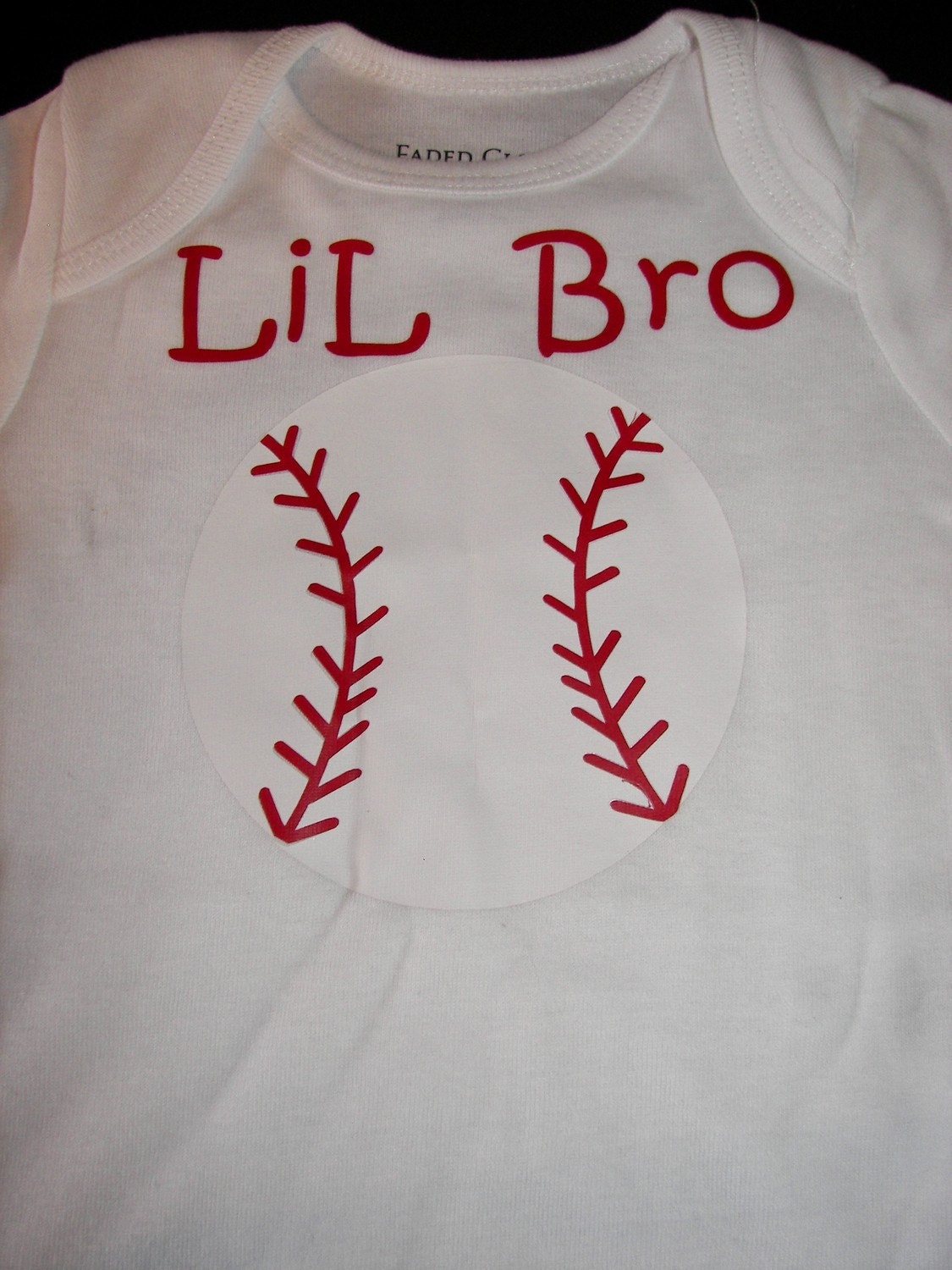 Lil Bro Baseball Onesie or Shirt, Fun and Unique