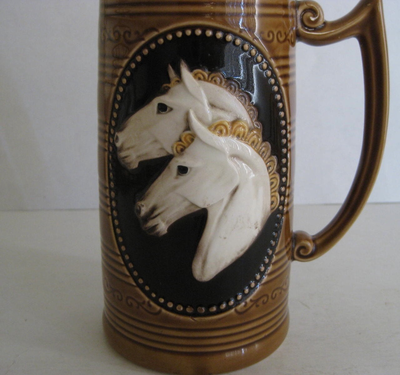 SALE 10% Off Horse Head Stein or Mug Made in Japan Use Coupon Code SALE10 at Check Out