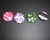 Bold Animal Print Buttons