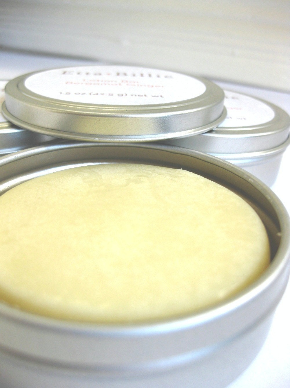 Bergamot Ginger Lotion Bar Certified Organic Ingredients