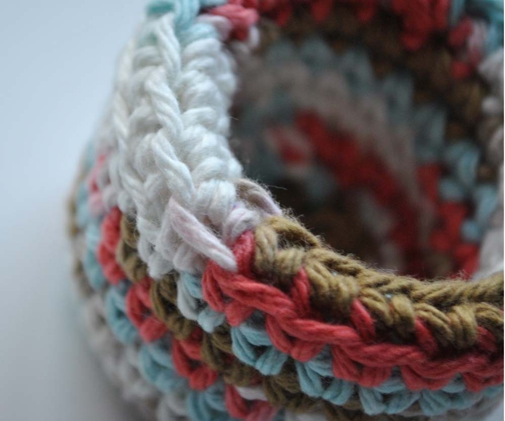 Anything Cup - Small - Sky Blue, Coral, Tan, White