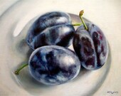 Still Life with Three Plums