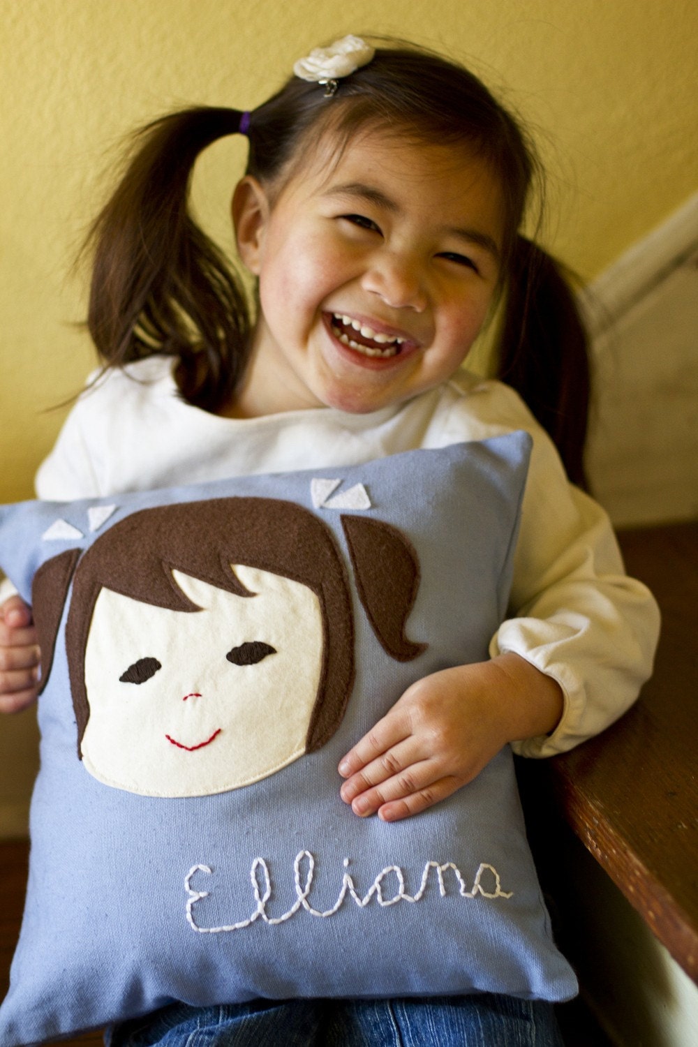 Personalized Pillow - Girl or Boy - Pillow Cover ONLY