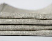 Set of 8 Reusable Linen Napkins. Classic style. Size: 18" X 18"(45cm X 45cm).