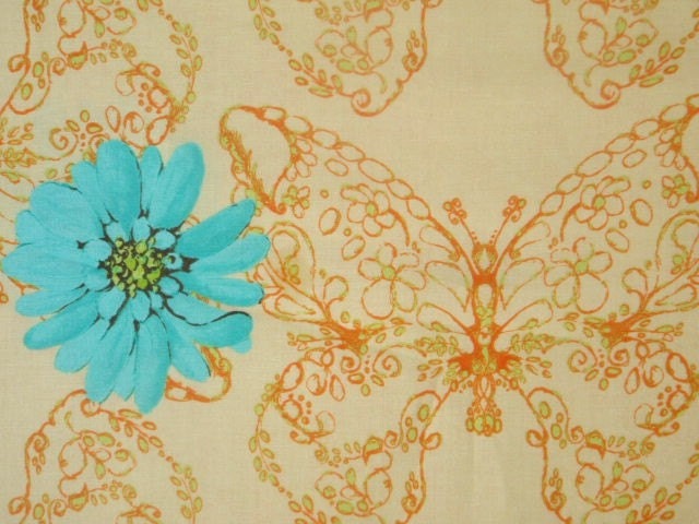SALE - 1 yard of  Tina Givens - Treetop Fancy - Huckleberry in Ivory