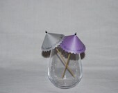 Personalized Cocktail Umbrellas (1 Pretty Purple Sample)