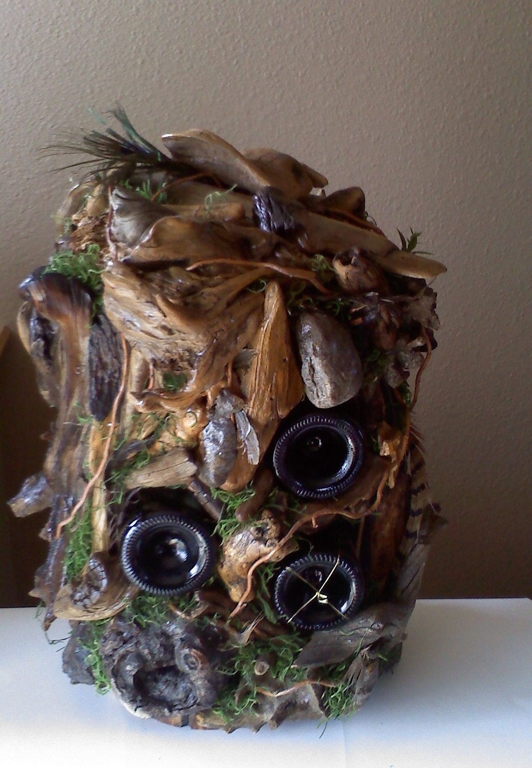 Wine Rack in Entwined Driftwood