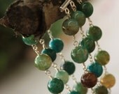 Rainbow Agate and Sterling Silver Bracelet - MARINE