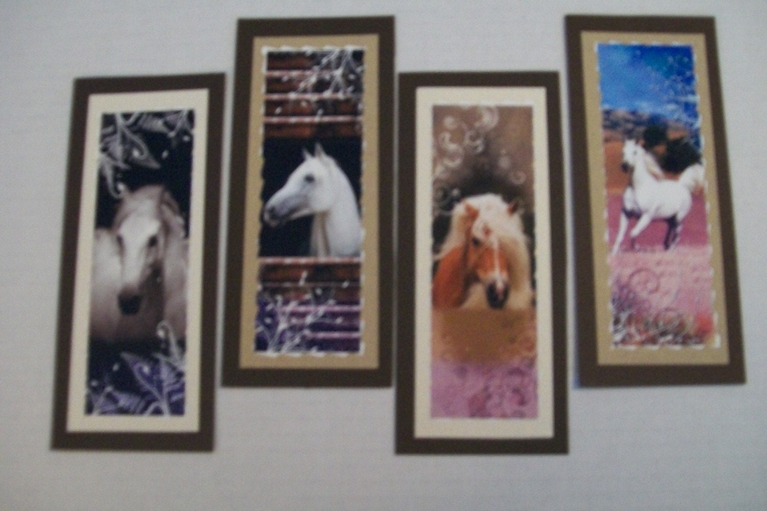 Set of 4 Horse Bookmarks  2