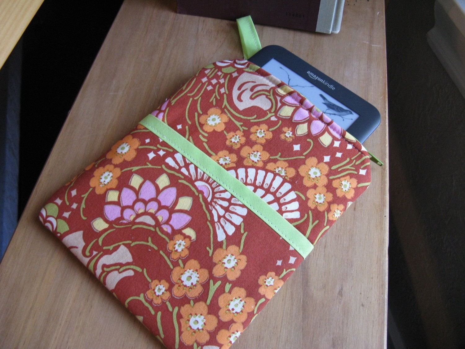 Clearance eReader Sleeve Amy Butler Geisha Fans
