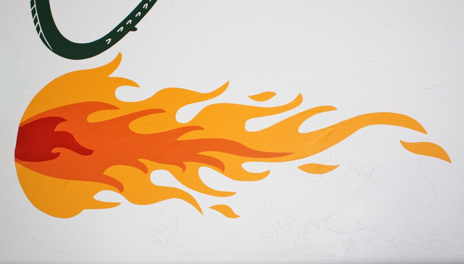 DRAGON FLAME- Vinyl Wall Decal