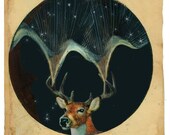 I will gather the stars for you- full moon - small print