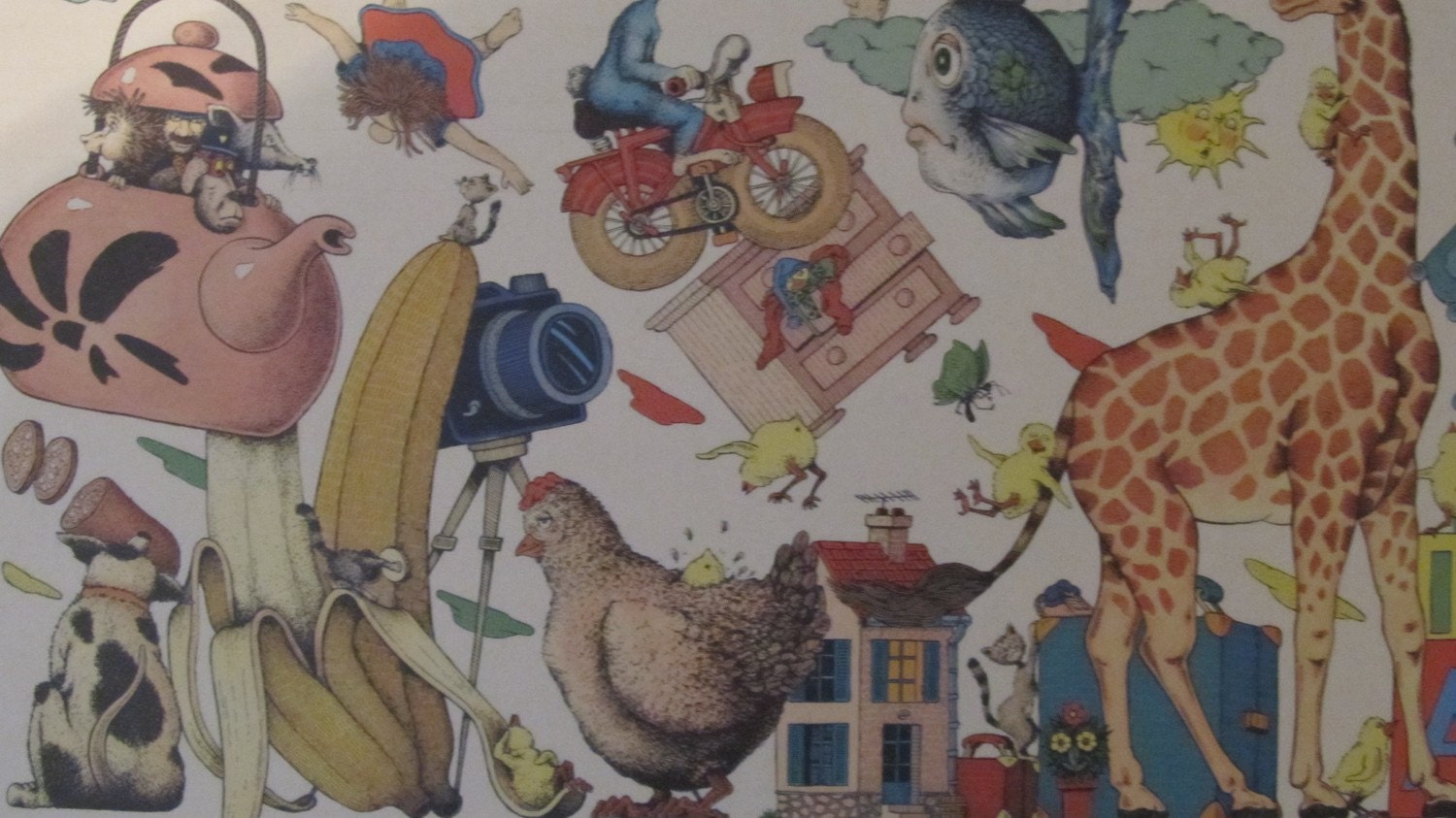 Funny Animal Character Print