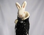 Sweetheart Bunny Zoomorphic Vessel by Jill Taylor