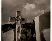 Crucifixion - Black and White Photo - Gelatin Silver Print