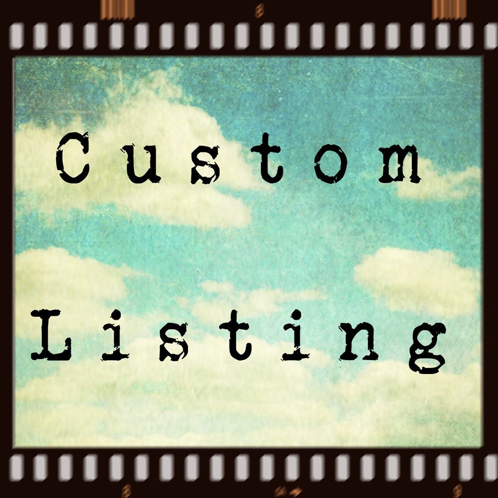 Custom Listing for Jennifer