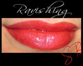 Ravishing Mineral Lipstick (Medium coral toned pink red) makeup Cheek and Lip Color