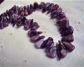 Royal purple sugilite and amethyst necklace