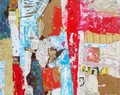 To Be Found - Original Abstract Collage
