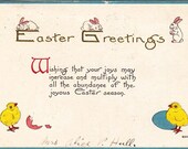 Vintage Easter Post Card Early 1900s epc446