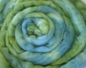 Hand-dyed Wool Roving - Neptune  3.6 ounces Falklands - Free Domestic Shipping