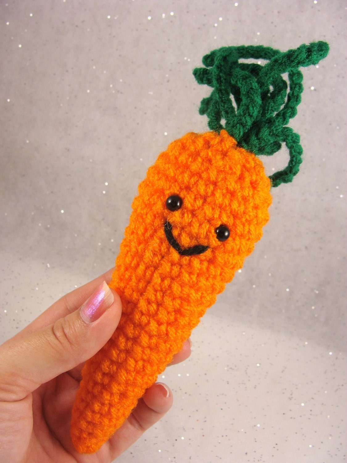 Mr. Carrot - Amigurumi Crochet Carrot Plushie