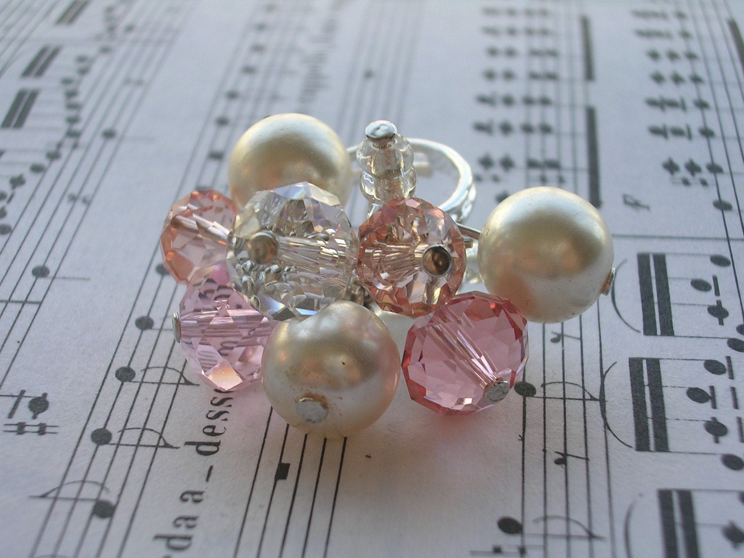 Handmade: Pink Champagne Ring