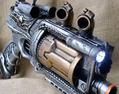 Steampunk Gun Nerf Maverick N-Strike Victorian Gothic
