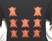 Minecraft Fan Shirt - Leather Tunic - Hand-Printed T-Shirt