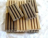 20 Wooden Soap Dishes or Soap Decks, H3