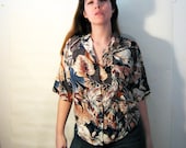 VINTAGE Subdued Hawaiian Shirt