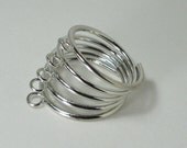 Ring Base - 5 Adjustable Rounds - Silver - 4 Piece