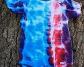 Tie Dye Cotton Onesie - POOLSIDE - Size 3-6 Months