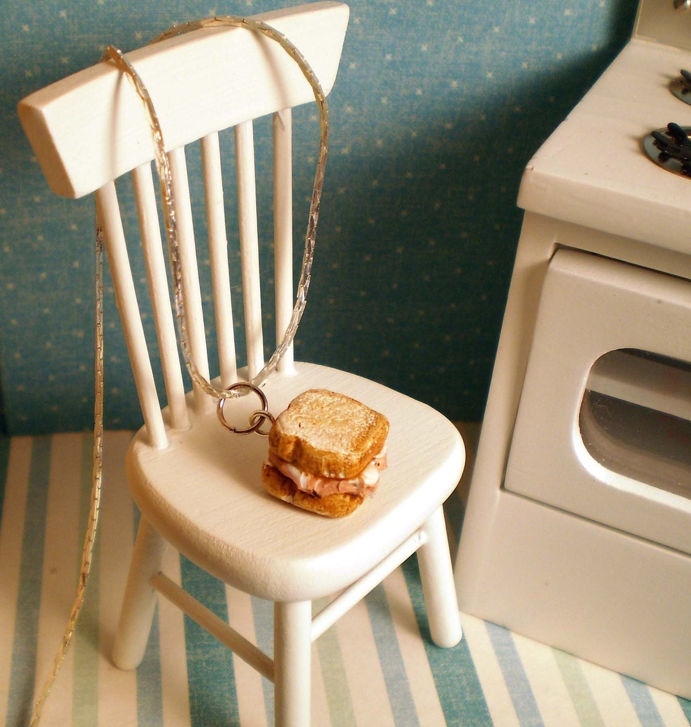 Fluffernutter Sandwich Necklace