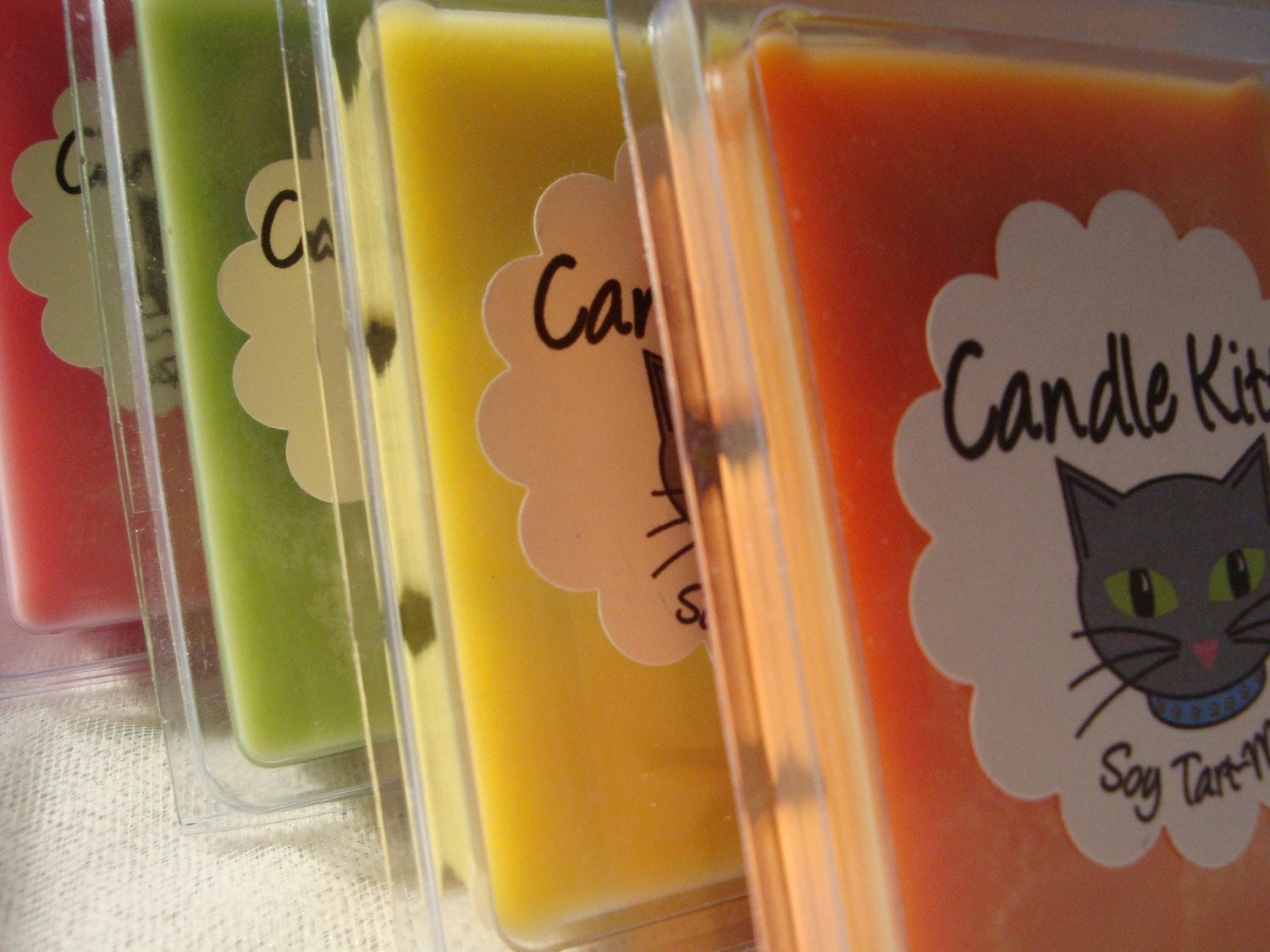 Gift set Your choice set of 3 Tropical Fruits soy tart melts by candlekitty on Etsy