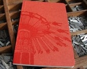 letterpress notebook Swings carnival