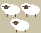Sheep Wall Decals new version
