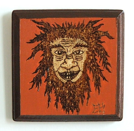 Deadleaf woodburn painting
