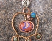 Tye Dye Bell Pendant
