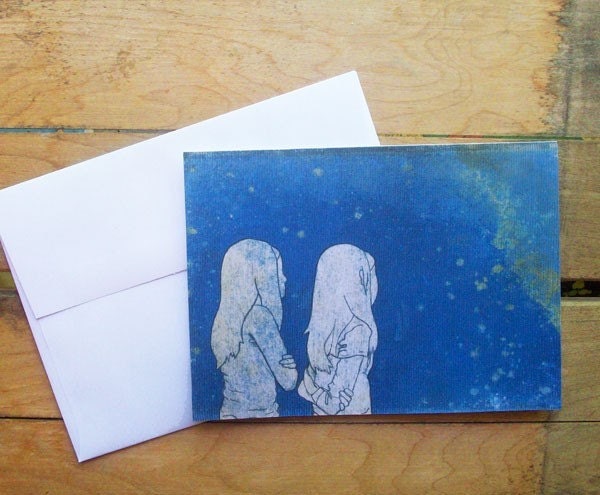 Stars When They Shine Note Card