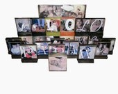 PERSONALIZED PHOTO BLOCKS-Set of 9 wooden photo blocks-Great Gifts,Home Decor, Favors,Table Numbers, Name Displays