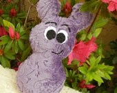 Baby Cookie Nummie Plush with Round Ears in Purple