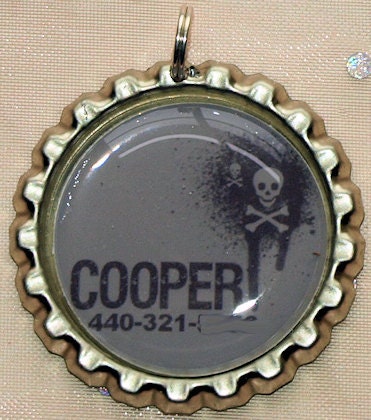 Custom Bottlecap I.D. Tag