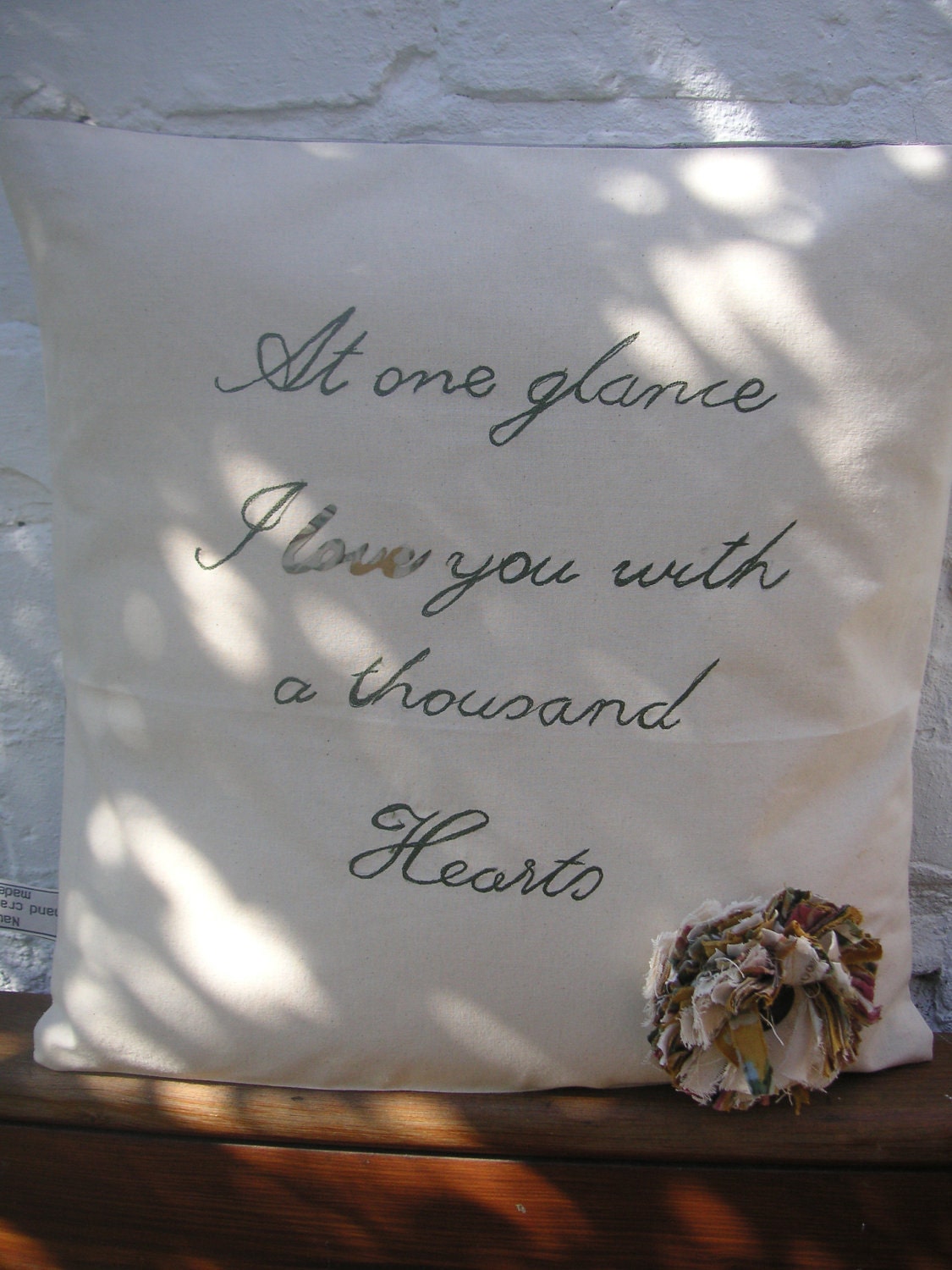 Quote cushion