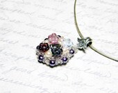 Wear the Lilac Discworld Inspired Pendant Alzheimer's Fund Raising  - "Lilac Round" by WhimsyBeading