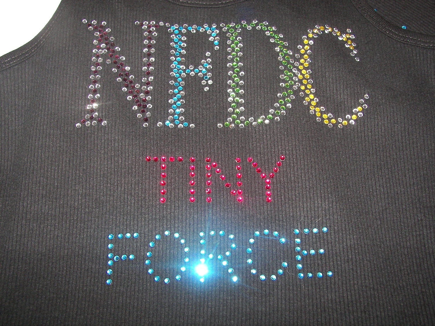 Custom Made BLING Spirit Shirts-Perfect for a dancer, cheerleader, gymnastics-Done in your teamlogo