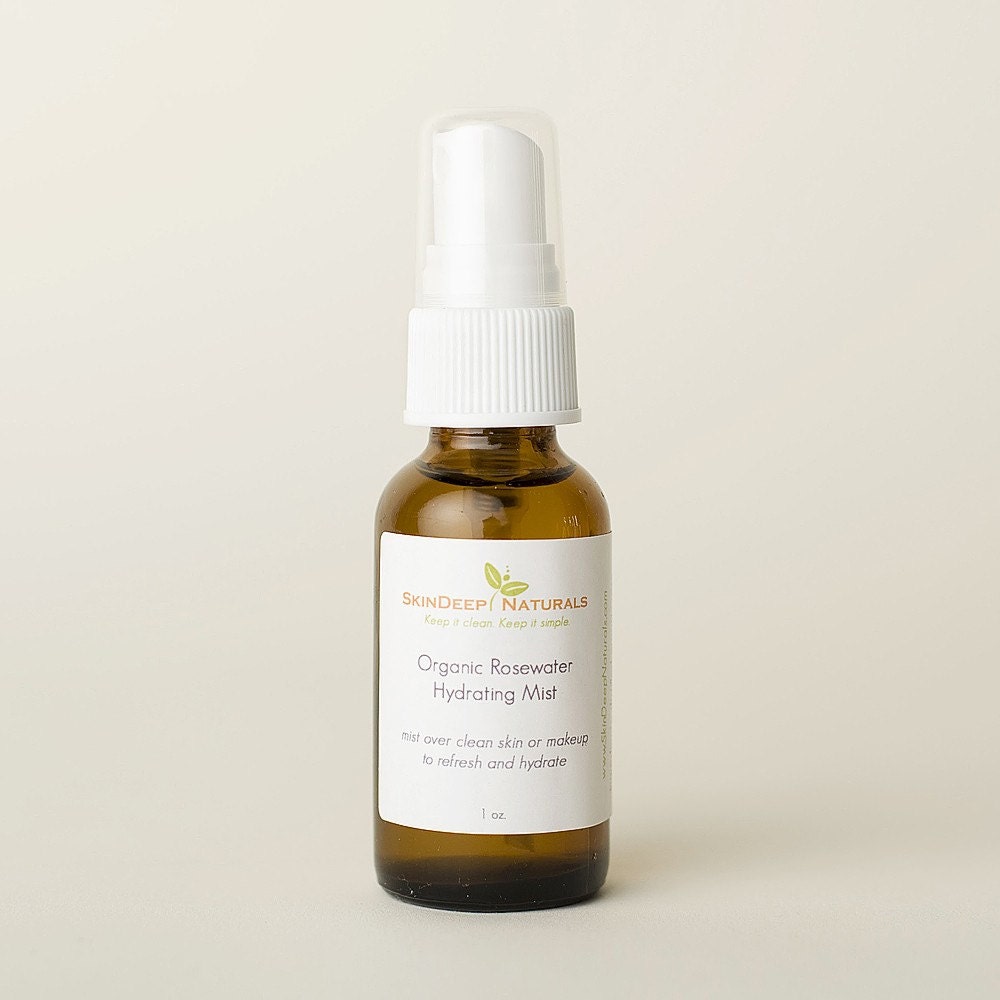 Organic Rose Water Hydrating Mist - 1.4 oz.