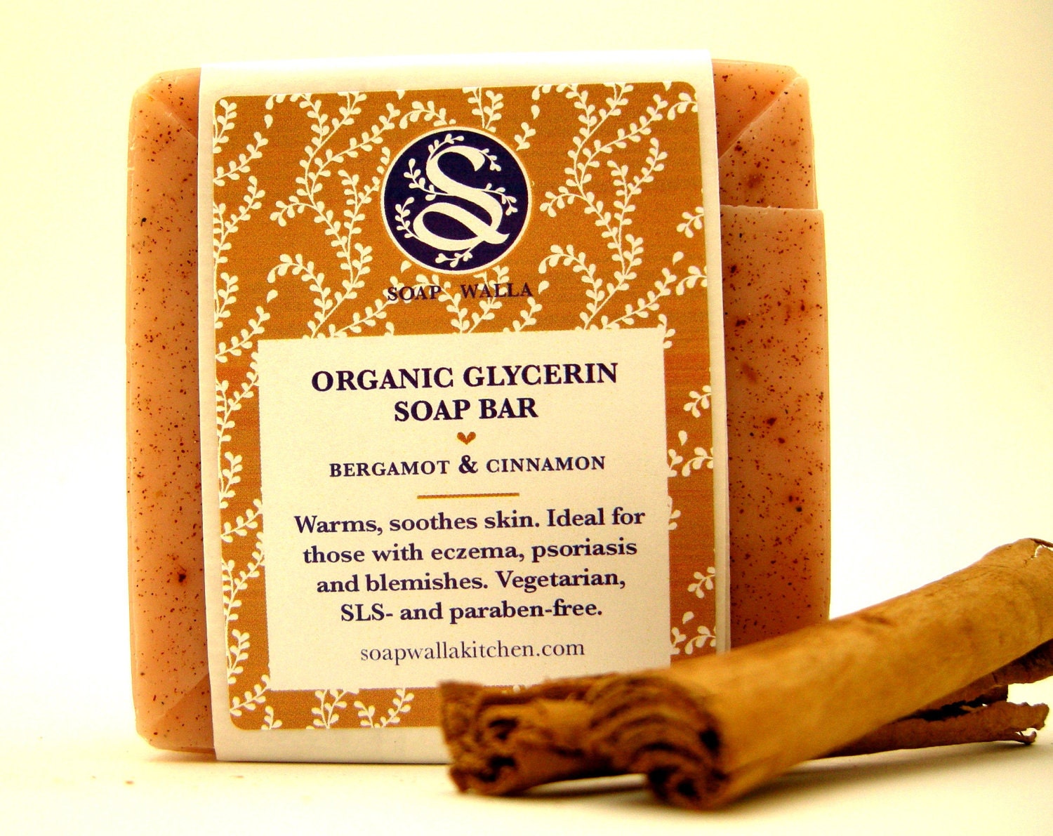 Organic Bergamot & Cinnamon Soap Bar