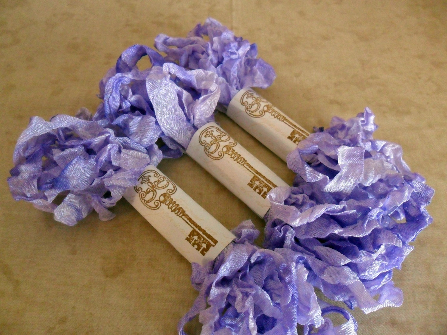 Dreamy Lavender Hand Dyed Seam Binding Ribbon-BOGO SALE